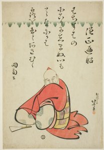 诗人 Sojo Henjo，选自《六仙诗人》系列（Rokkasen） 作者 葛饰北斋