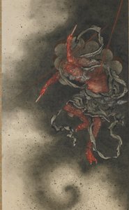 雷神，江户时代 作者 葛饰北斋