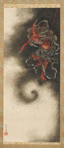 雷神，江户时代 作者 葛饰北斋
