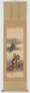 樵夫，江户时期，1849年。 作者 葛饰北斋