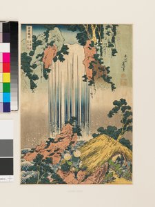 美浓省的 Yoro 瀑布（副本） 作者 葛饰北斋