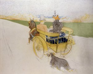 无题亨利-德-图卢兹-劳特累克（1864 - 1901）。石版画。利穆，佩蒂特博物馆。