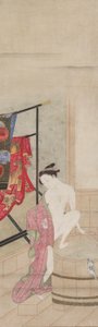 浴池中的女士 作者 川又常政