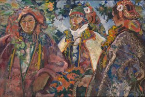 胡苏尔婚礼 作者 卡齐米兹·西库斯基（Kazimierz Sichulski）