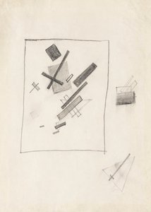 百感交集c。 1916年。 作者 卡齐米尔·塞韦里诺维奇·马列维奇