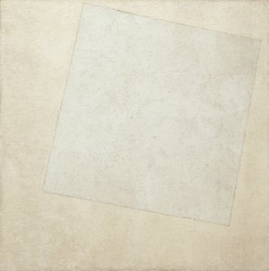 至上主义构成：怀特在白色，1918年