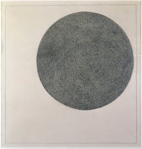 至上主义元素：圆（布面油画，20世纪） 作者 卡齐米尔·塞韦里诺维奇·马列维奇