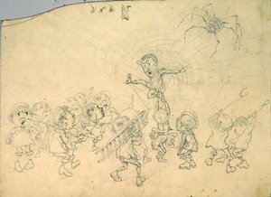 儿童之梦 "的素描本 作者 基利颈波