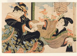 画家的爱人，1815-25（木刻） 作者 京西铁
