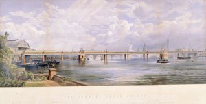 亨格福德桥，查林克罗斯，伦敦，1863年