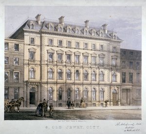 伦敦市老犹太区8号，约1865年。      