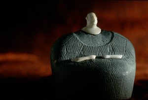 白铁矿和白石的复合人像；奥克苏斯文明；土库曼斯坦......，2004 年（照片） 作者 肯尼思·加勒特