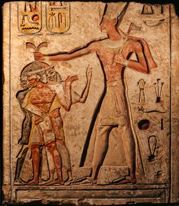 埃及; Amarna; 太阳法老; mm6714; 考古学; 埃及博物馆，拉美西斯......，2001 (照片) 作者 肯尼思·加勒特