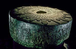 墨西哥，特诺奇蒂特兰，阿兹特克神庙，墨西哥城，阿兹特克大神庙，s..., 2010 (照片) 作者 肯尼思·加勒特
