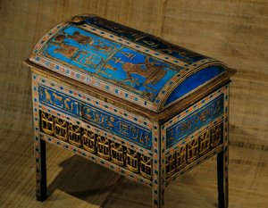 木箱；尤雅墓；图雅；KV 46，2009 年（照片） 作者 肯尼思·加勒特