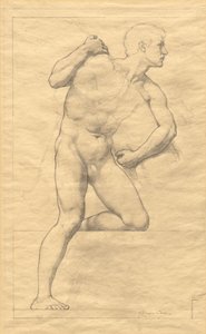 素描 作者 凯尼恩·考克斯（Kenyon Cox）