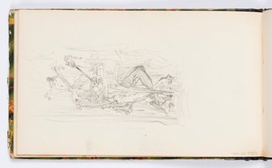 速写本页面：小丑 作者 凯尼恩·考克斯（Kenyon Cox）