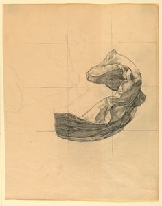 商业 "的研究，"通过商业向克利夫兰港致敬"，美国海关大楼，俄亥俄州克利夫兰市 作者 凯尼恩·考克斯（Kenyon Cox）