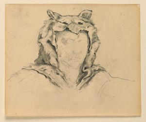 狩猎 "研究，"文明的进步：狩猎、放牧、农业"，州议会大厦，得梅因，爱荷华州 作者 凯尼恩·考克斯（Kenyon Cox）