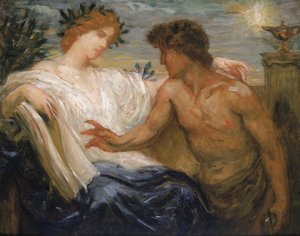 科学指导工业的研究，1898年。 作者 凯尼恩·考克斯（Kenyon Cox）