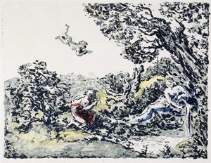 景观专辑：The Source，1900（彩色版画） 作者 克尔·泽维尔·罗素