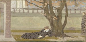 La Terrasse，约1892年。 作者 克尔·泽维尔·罗素