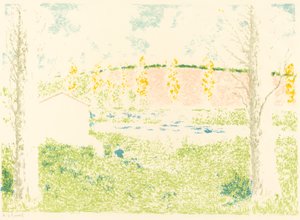 有房子的风景(Paysage avec maison) 作者 克尔·泽维尔·罗素
