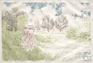 风景：穿裙子的女人风景：穿裙子的女人，1898年。 作者 克尔·泽维尔·罗素