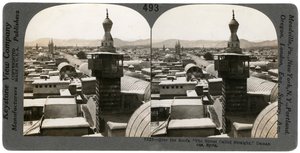 1900年代叙利亚大马士革。 作者 Keystone View公司