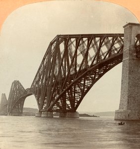 苏格兰四桥，1897年。 作者 Keystone View公司