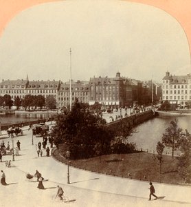 1901年，丹麦哥本哈根路易丝皇后桥。