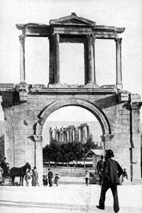 宙斯神庙，奥林匹亚，希腊，1922年。 作者 Keystone View公司