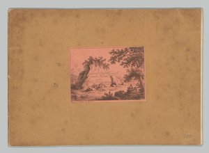 封面印有显示丘陵景观的标题图案
VI Landschaften nach Kobell von K. Ponheimer IV.封面（物品上的标题）
科贝尔风景画（系列名称）
120 F. Kobell 的风景（系列名称）
VI Landschaften nach Kobell von K. Ponheimer（系列名称 作者 费迪南德·科贝尔