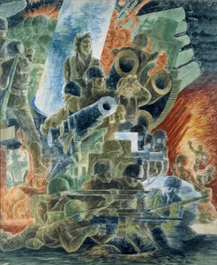 战争（壁画研究，华盛顿特区陆军部大楼） 作者 金德里德·麦克莱里
