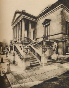 奇斯维克大厦的门廊式入口，一个十八世纪的遗迹"，约1935年。