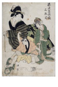 嬉戏的孩子们的Chushingura（忠诚的留守者之库）第三幕