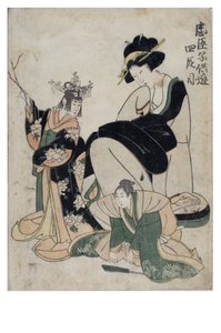 嬉戏的孩子们的Chushingura（忠诚的留守者之库）第四幕
