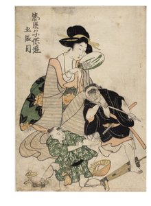 嬉戏的孩子们的Chushingura（《忠诚的保留者之库》）第五幕