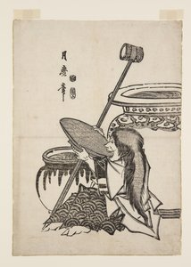 Shoujyou（彩色木版画）