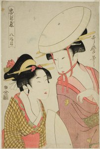 第八幕（Hachidanme），选自 "忠臣库（Chushingura）"系列 作者 北川宇多郎