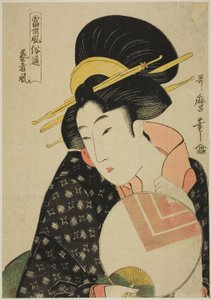 当代礼仪鉴赏家（Tosei fozoku tsu）：艺伎风格 作者 北川宇多郎