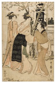 在Mimeguri神社展示的宝物 作者 北川宇多郎