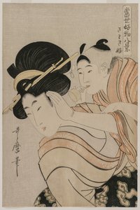 从1790年代后期开始，从《当今世界上最喜欢的事物的八种观点》系列中发现噪音。 作者 北川宇多郎