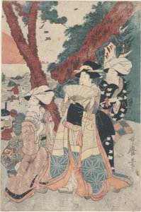 新年的二见浦海滩 作者 北川宇多郎