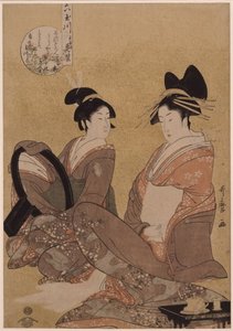 玉谷的花村崎，1793年 作者 北川宇多郎