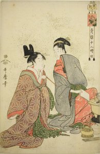 虎之时》，选自 "吉原十二小时 "系列 作者 北川宇多郎