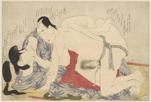 在夏日睡垫上做爱的年轻夫妇
ねがいの糸口（系列名称） 作者 北川宇多郎