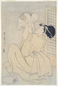 母与子 作者 北川宇多郎