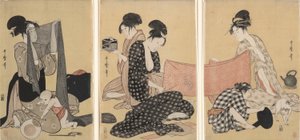 针线活 作者 北川宇多郎