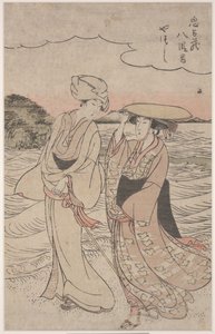 Chushingura系列8号（彩色木刻） 作者 北川宇多郎